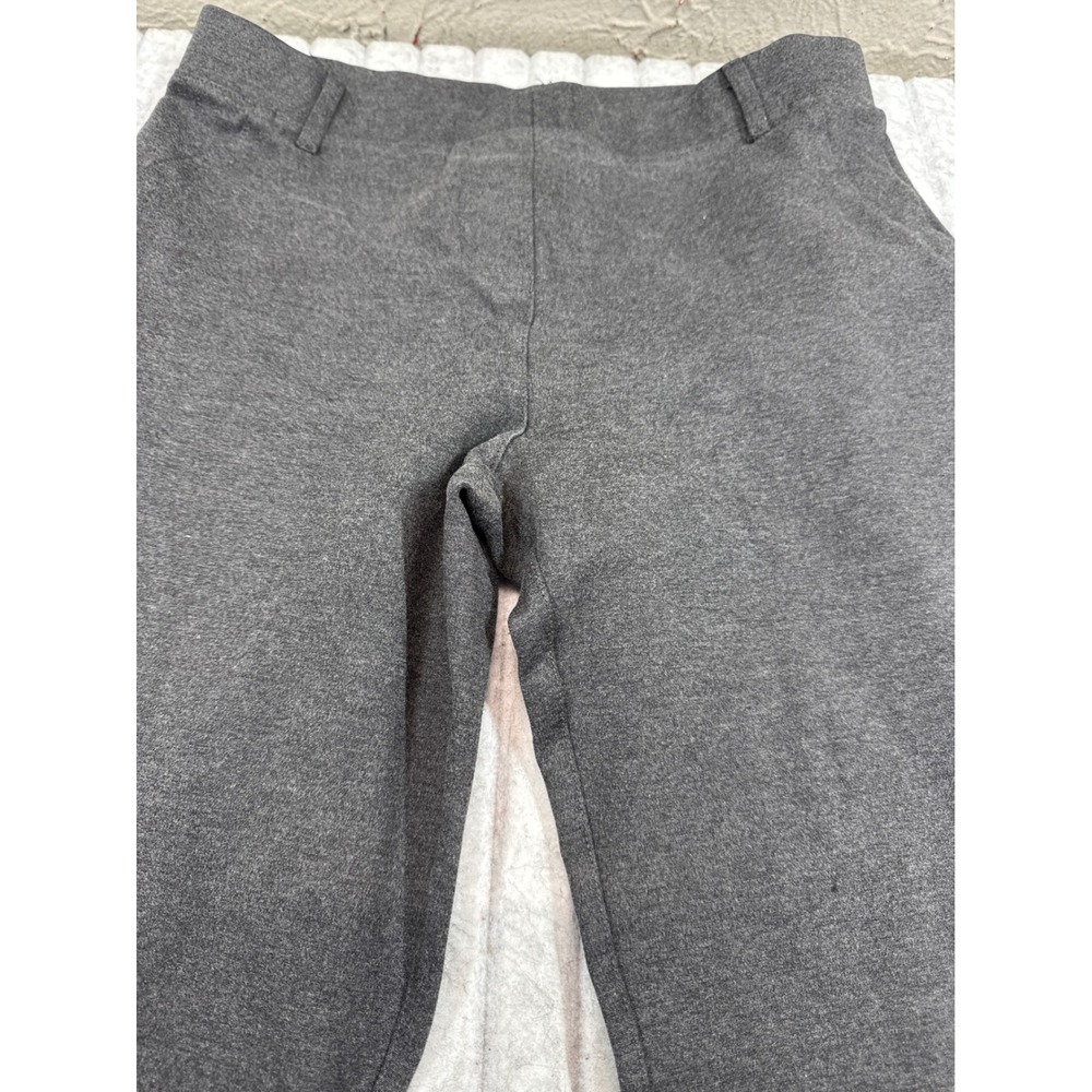 Quince Ultra-Stretch Ponte Straight Leg Pants Charcoal Gray Petite Small QKBIZ01